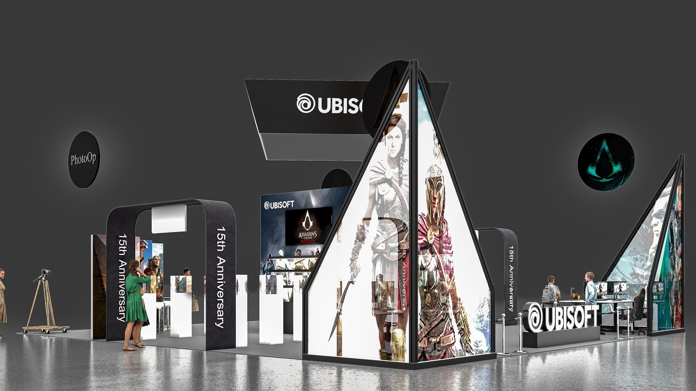Ubisoft booth detail